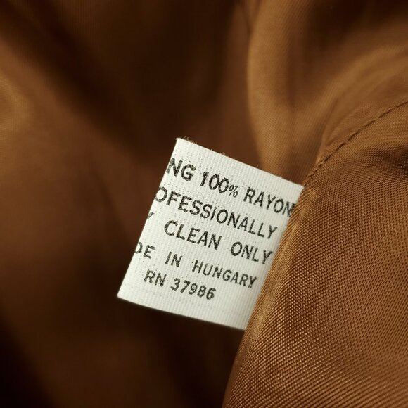 VTG Peabody House 100% Wool Tweed Long Line Blazers 10 Brown/Tan - Picture 16 of 16